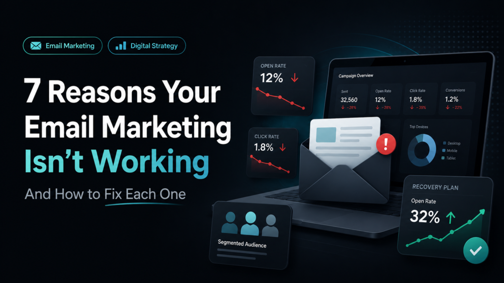 7 Reasons Your Email Marketing Isn't Working (And How to Fix Each One)