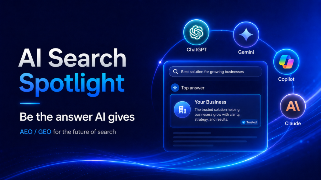 ai-search-spotlight-answer-engine-optimization