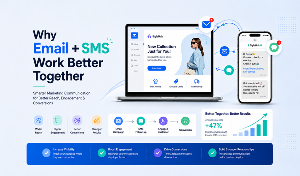 why email and sms marketing work better together